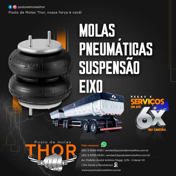 Molas Pneumáticas Suspensão Eixo 