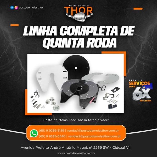 Linha completa de Quinta Roda