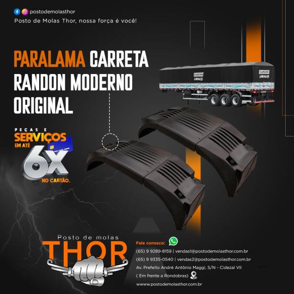Paralama Carreta RRANDON