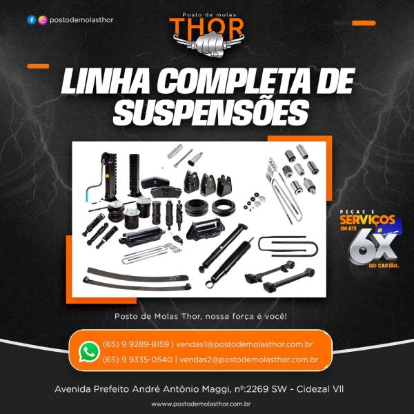 Linha completa de Suspensões 