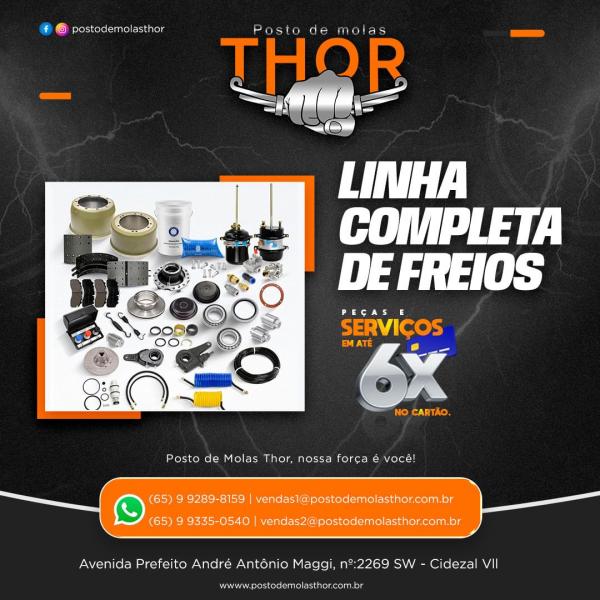 Linha completa de FREIOS